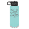 Sun Sand and a Drink in My Hand - Laser Engraved Stainless Steel Drinkware - 1034 -