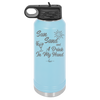 Sun Sand and a Drink in My Hand - Laser Engraved Stainless Steel Drinkware - 1034 -