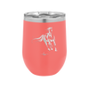 Running Horse - Laser Engraved Stainless Steel Drinkware - 1037 -