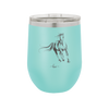 Running Horse - Laser Engraved Stainless Steel Drinkware - 1037 -