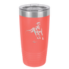 Running Horse - Laser Engraved Stainless Steel Drinkware - 1037 -