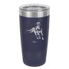 Running Horse - Laser Engraved Stainless Steel Drinkware - 1037 -