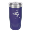 Running Horse - Laser Engraved Stainless Steel Drinkware - 1037 -