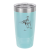 Running Horse - Laser Engraved Stainless Steel Drinkware - 1037 -