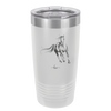 Running Horse - Laser Engraved Stainless Steel Drinkware - 1037 -