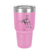 Running Horse - Laser Engraved Stainless Steel Drinkware - 1037 -