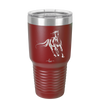 Running Horse - Laser Engraved Stainless Steel Drinkware - 1037 -