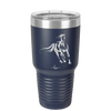 Running Horse - Laser Engraved Stainless Steel Drinkware - 1037 -