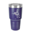 Running Horse - Laser Engraved Stainless Steel Drinkware - 1037 -