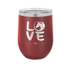 LOVE with Horse Head - Laser Engraved Stainless Steel Drinkware - 1038 -