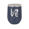 LOVE with Horse Head - Laser Engraved Stainless Steel Drinkware - 1038 -