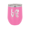 LOVE with Horse Head - Laser Engraved Stainless Steel Drinkware - 1038 -