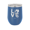 LOVE with Horse Head - Laser Engraved Stainless Steel Drinkware - 1038 -