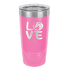 LOVE with Horse Head - Laser Engraved Stainless Steel Drinkware - 1038 -