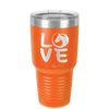 LOVE with Horse Head - Laser Engraved Stainless Steel Drinkware - 1038 -