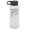 Life is Better on Horseback - Laser Engraved Stainless Steel Drinkware - 1041 -