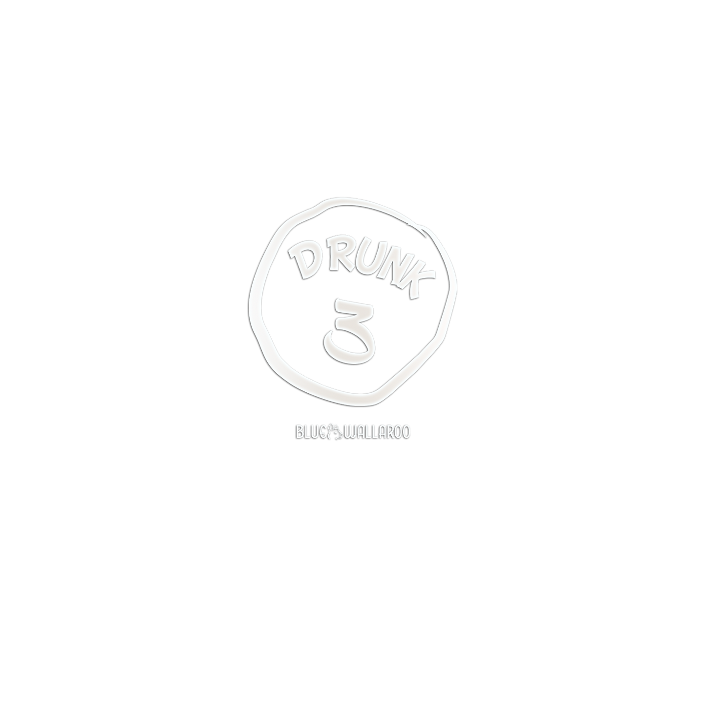 Drunk 3 - Laser Engraved Stainless Steel Drinkware - 1053 -