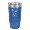 Over the Hill and Under the Influence - Laser Engraved Stainless Steel Drinkware - 1068 -