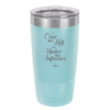 Over the Hill and Under the Influence - Laser Engraved Stainless Steel Drinkware - 1068 -