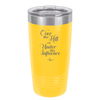 Over the Hill and Under the Influence - Laser Engraved Stainless Steel Drinkware - 1068 -