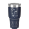 Over the Hill and Under the Influence - Laser Engraved Stainless Steel Drinkware - 1068 -