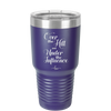 Over the Hill and Under the Influence - Laser Engraved Stainless Steel Drinkware - 1068 -