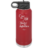 Over the Hill and Under the Influence - Laser Engraved Stainless Steel Drinkware - 1068 -