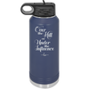 Over the Hill and Under the Influence - Laser Engraved Stainless Steel Drinkware - 1068 -