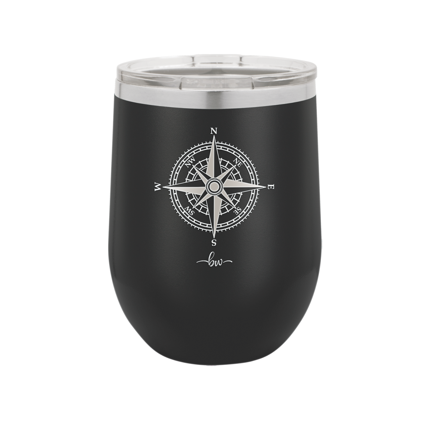 Compass Rose - Laser Engraved Stainless Steel Drinkware - 1071 -