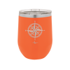 Compass Rose - Laser Engraved Stainless Steel Drinkware - 1071 -
