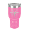 Compass Rose - Laser Engraved Stainless Steel Drinkware - 1071 -