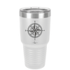 Compass Rose - Laser Engraved Stainless Steel Drinkware - 1071 -