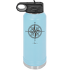 Compass Rose - Laser Engraved Stainless Steel Drinkware - 1071 -