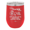 Being a Teacher is Easy - Laser Engraved Stainless Steel Drinkware - 1074 -