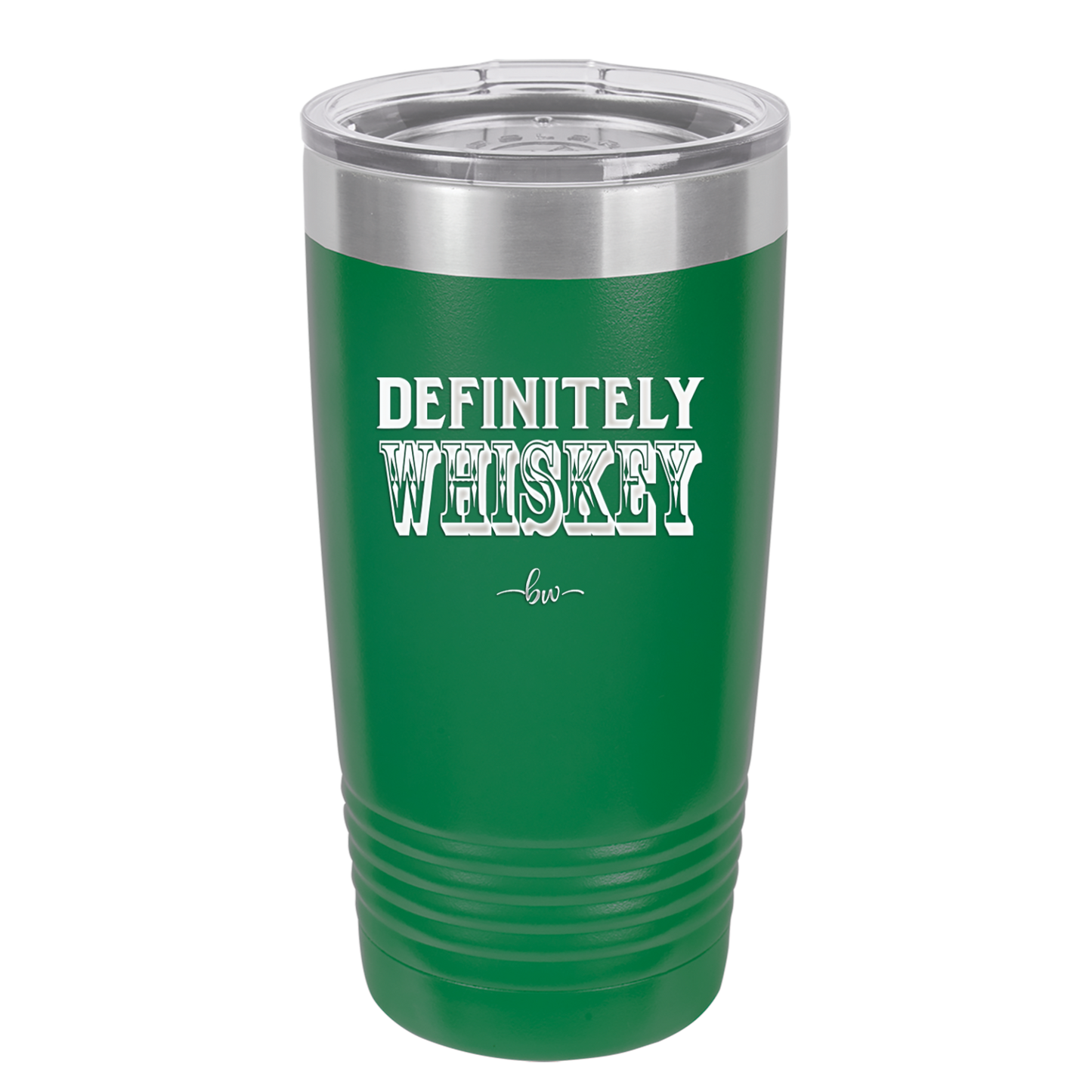 Definitely Whiskey - Laser Engraved Stainless Steel Drinkware - 1081 -