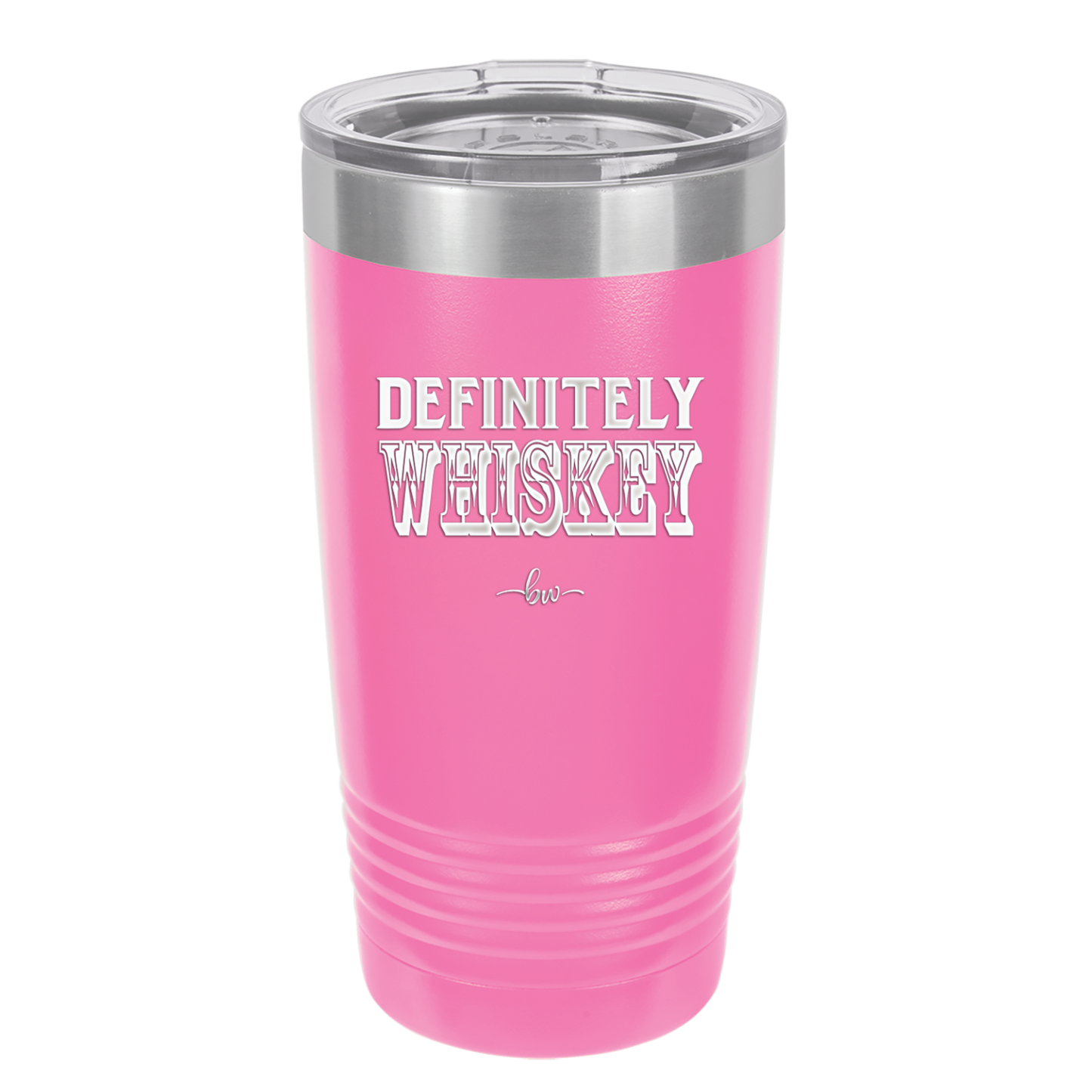 Definitely Whiskey - Laser Engraved Stainless Steel Drinkware - 1081 -