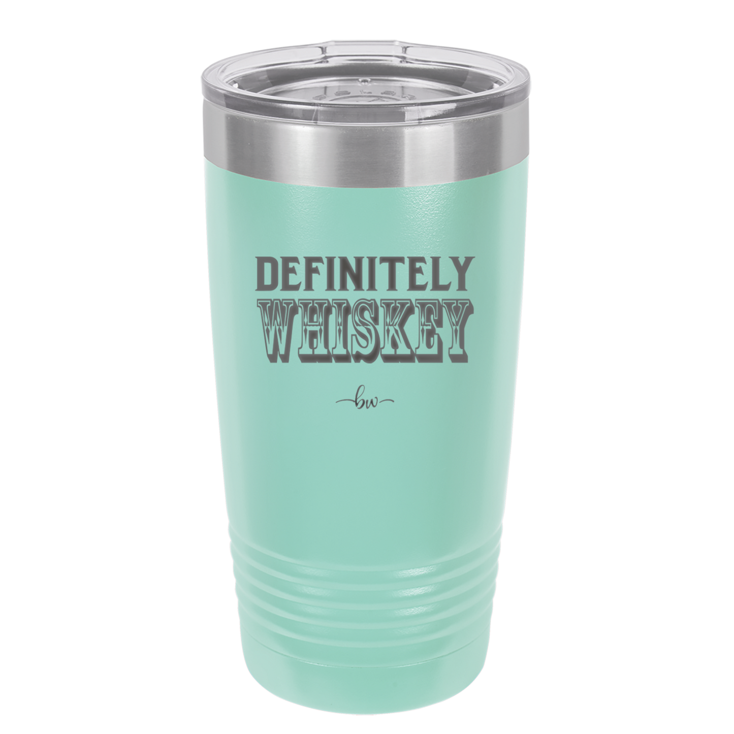 Definitely Whiskey - Laser Engraved Stainless Steel Drinkware - 1081 -