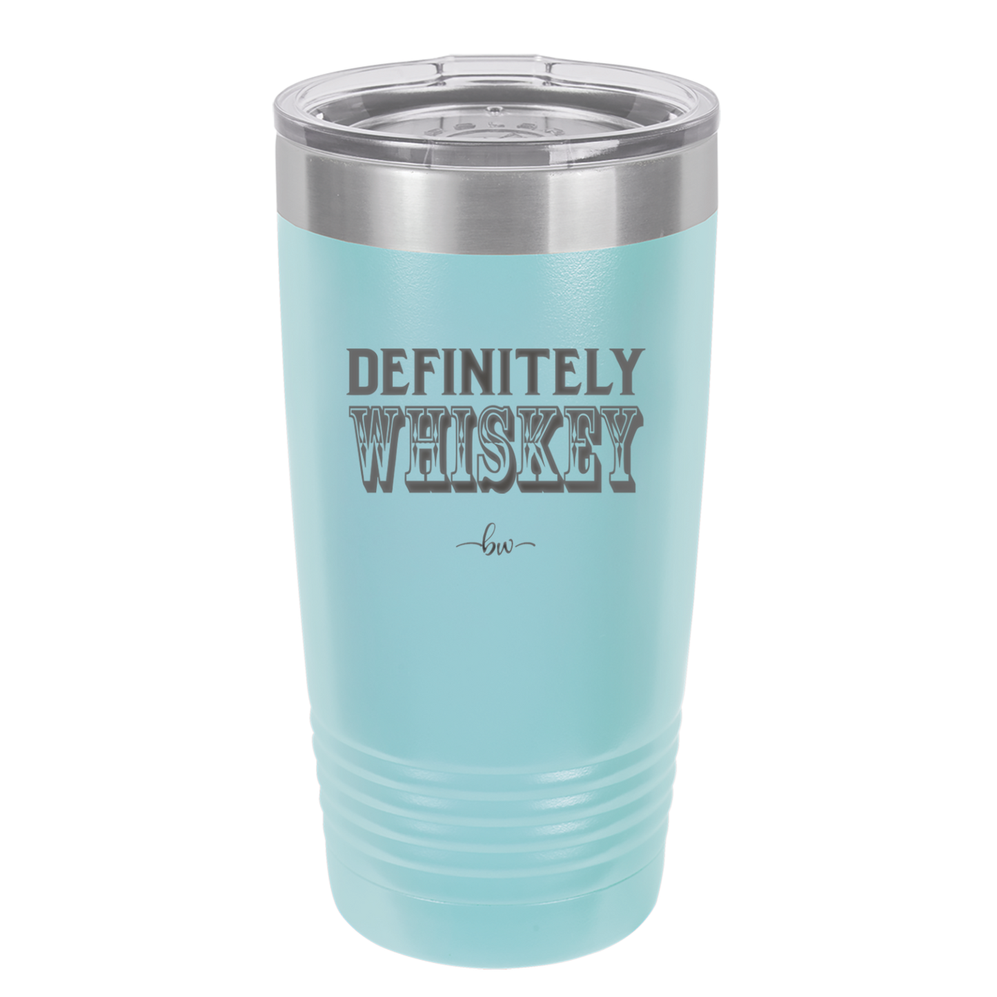 Definitely Whiskey - Laser Engraved Stainless Steel Drinkware - 1081 -