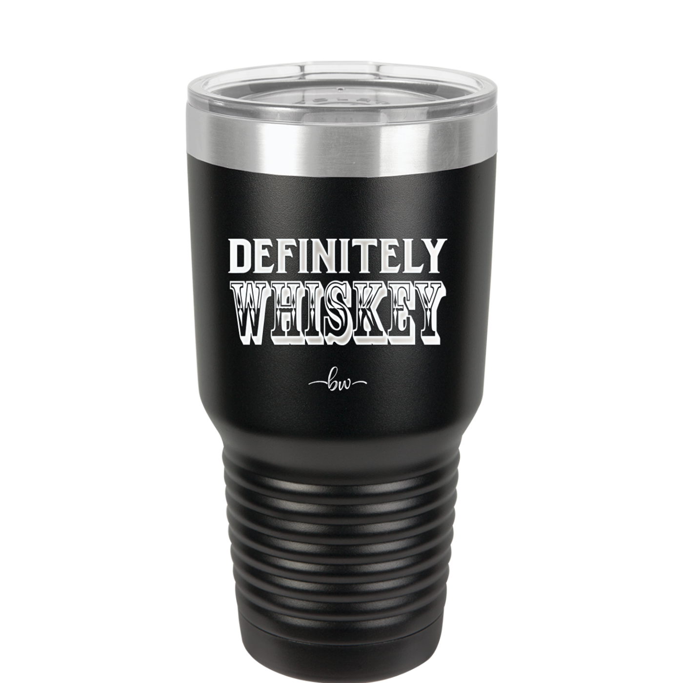 Definitely Whiskey - Laser Engraved Stainless Steel Drinkware - 1081 -