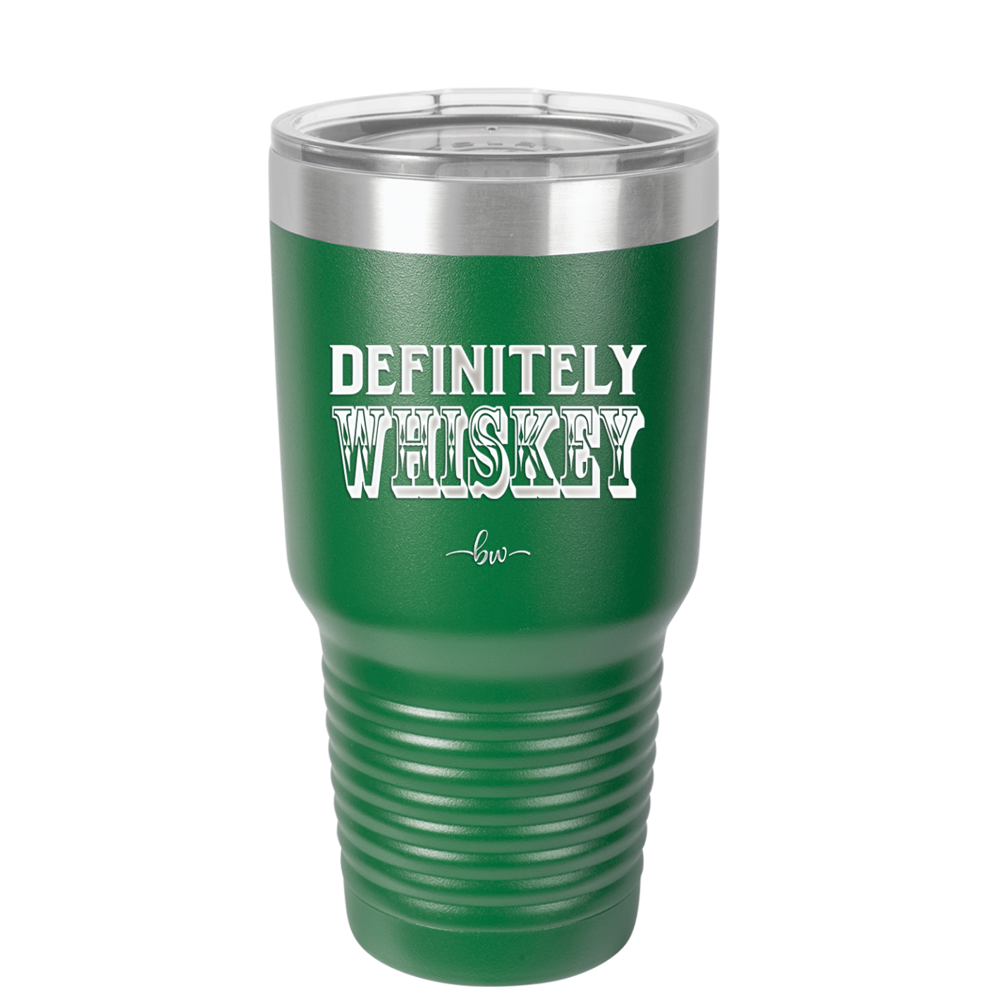 Definitely Whiskey - Laser Engraved Stainless Steel Drinkware - 1081 -