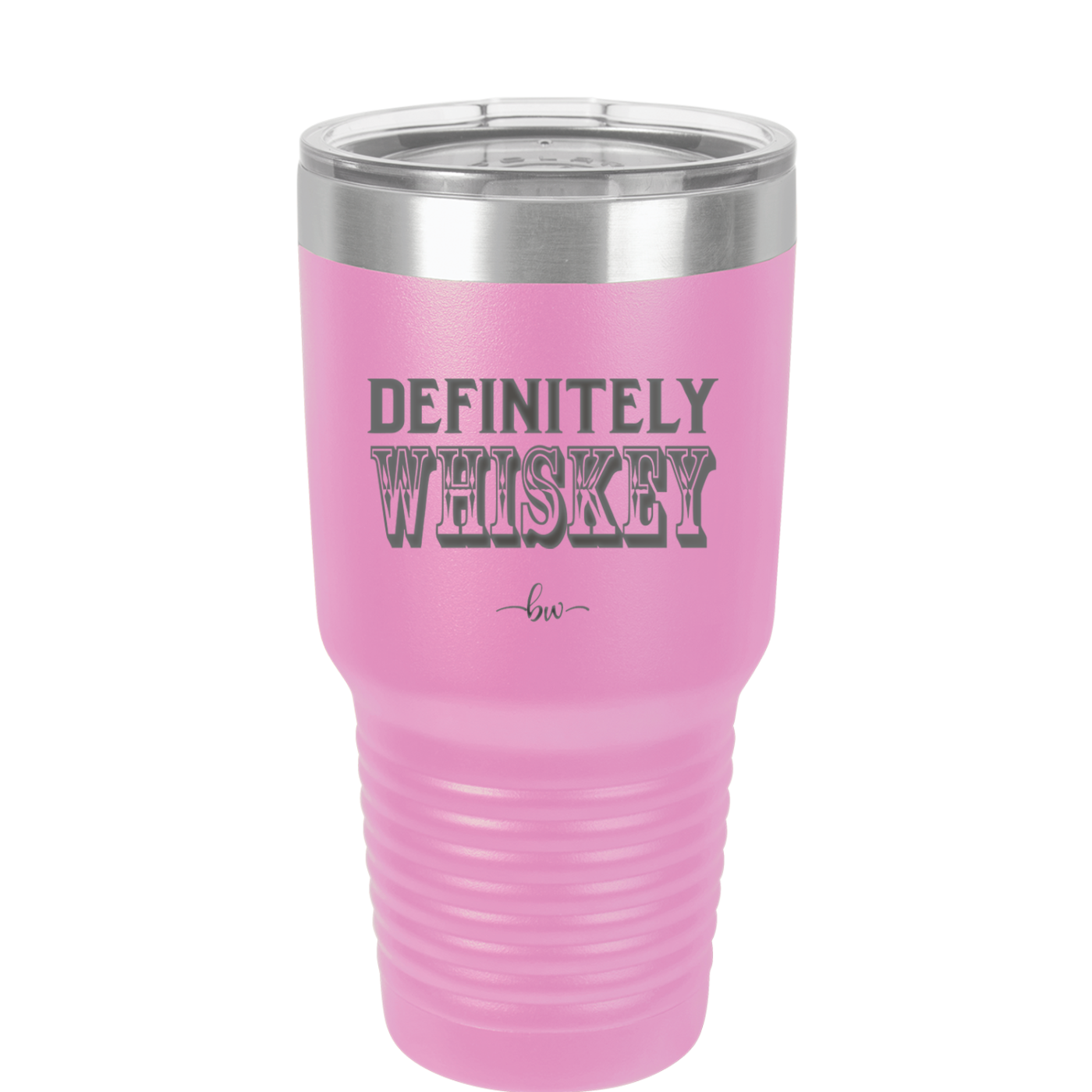 Definitely Whiskey - Laser Engraved Stainless Steel Drinkware - 1081 -