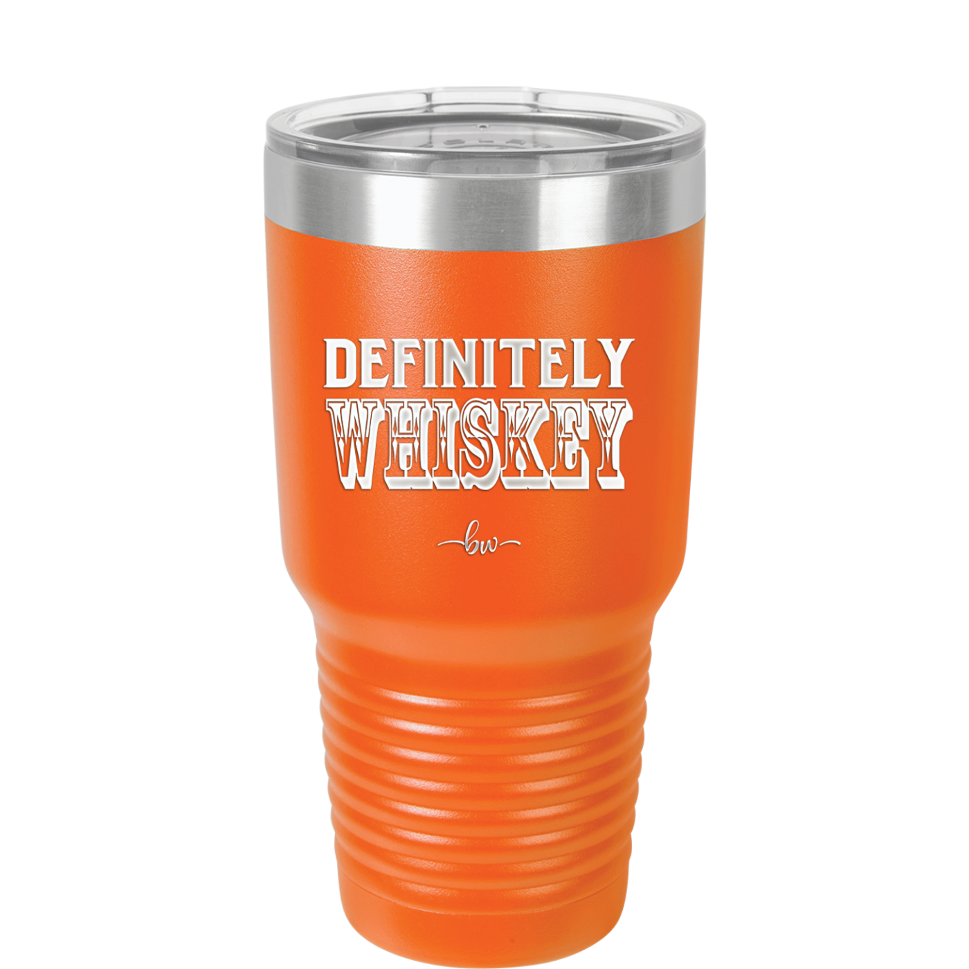 Definitely Whiskey - Laser Engraved Stainless Steel Drinkware - 1081 -