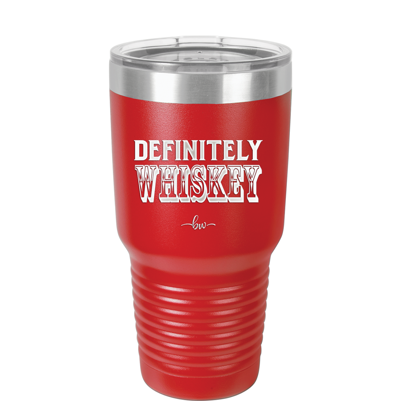 Definitely Whiskey - Laser Engraved Stainless Steel Drinkware - 1081 -