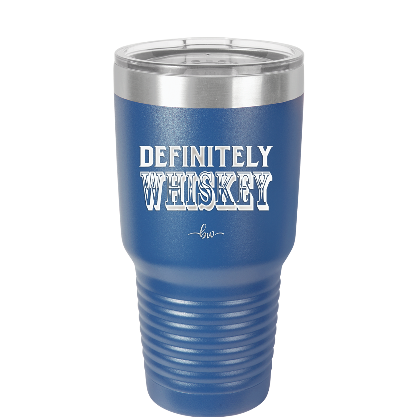 Definitely Whiskey - Laser Engraved Stainless Steel Drinkware - 1081 -