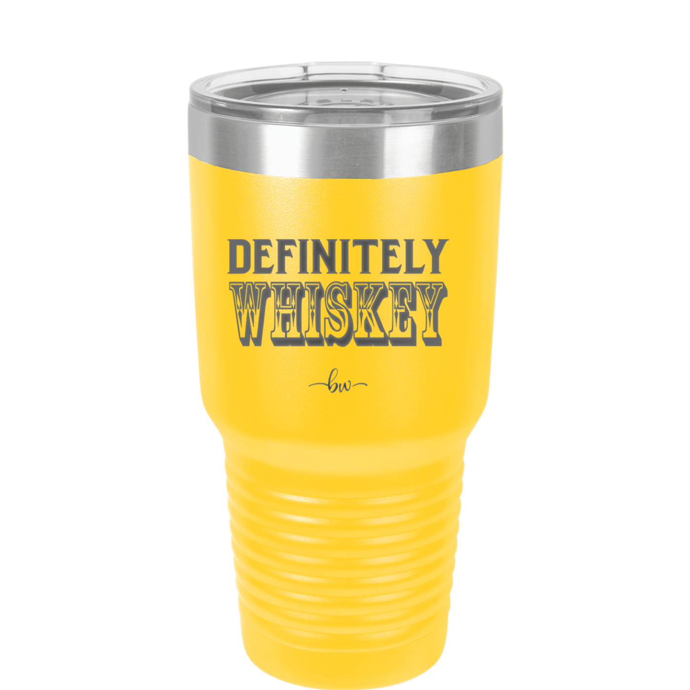 Definitely Whiskey - Laser Engraved Stainless Steel Drinkware - 1081 -