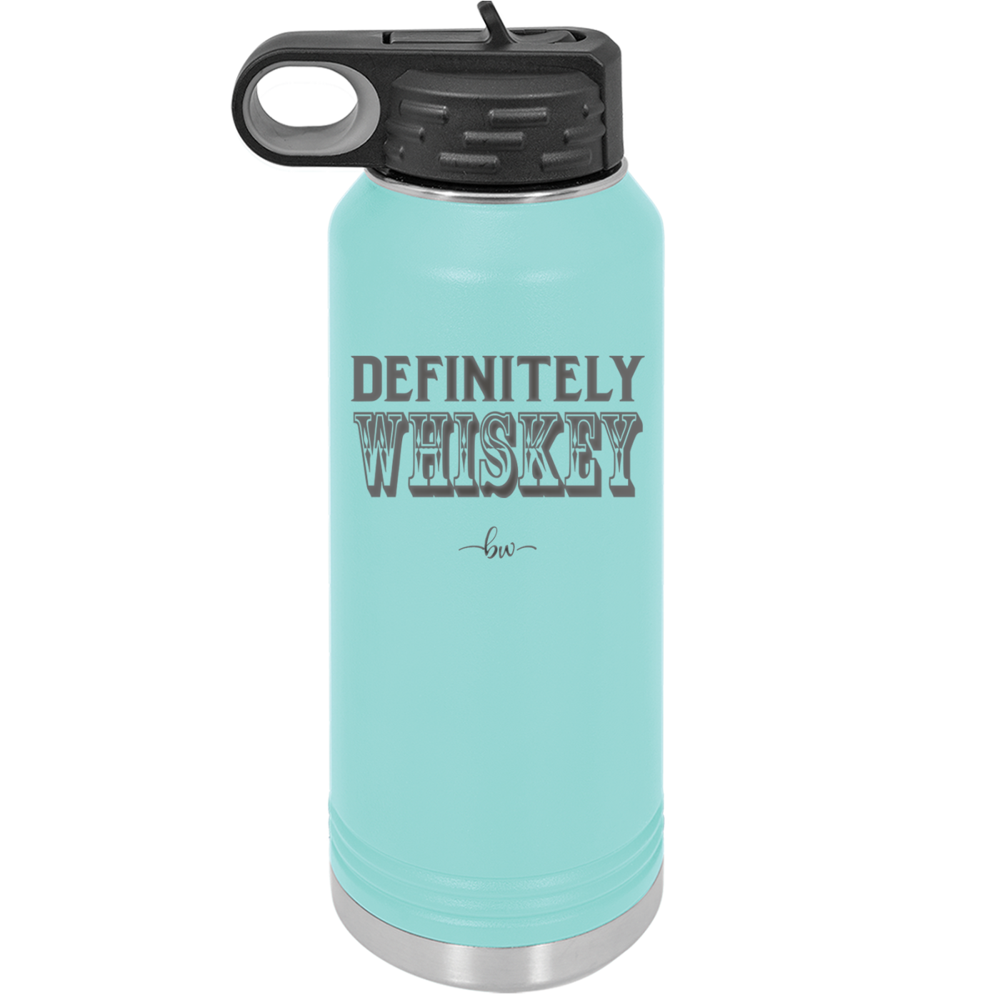 Definitely Whiskey - Laser Engraved Stainless Steel Drinkware - 1081 -