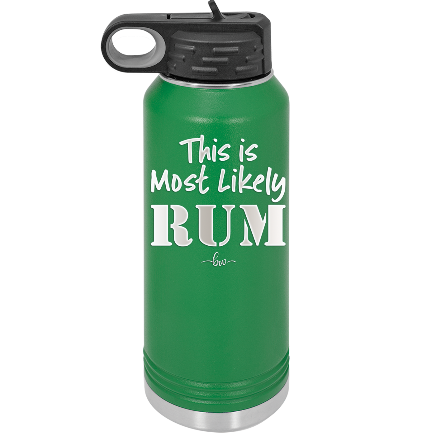 This is Most Likely Rum - Laser Engraved Stainless Steel Drinkware - 1083 -