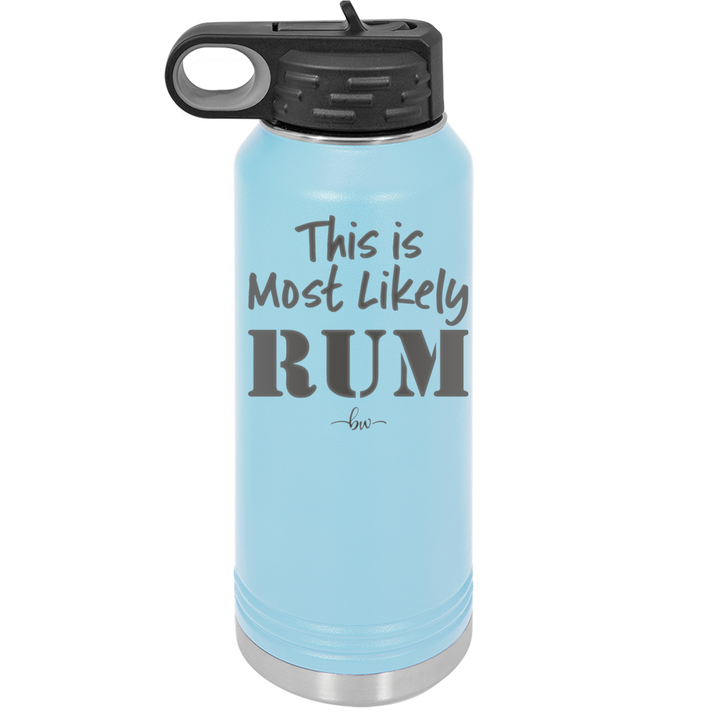 This is Most Likely Rum - Laser Engraved Stainless Steel Drinkware - 1083 -