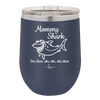 Mommy Shark - Laser Engraved Stainless Steel Drinkware - 1089 -