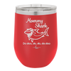 Mommy Shark - Laser Engraved Stainless Steel Drinkware - 1089 -